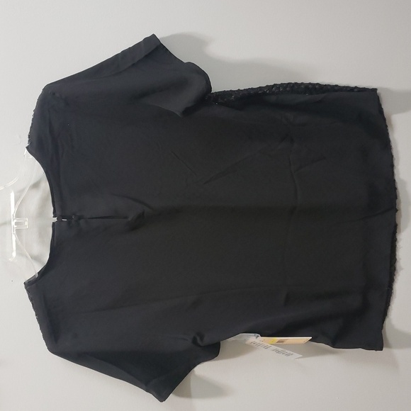 Nanette Lepore NWT Sequin Front Short Sleeve Top - Picture 3 of 6